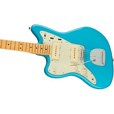 Fender American Professional II Jazzmaster MN Miami Blue balkezes elektromos gitár