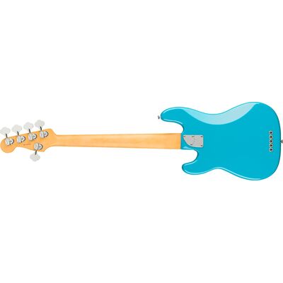 Fender American Professional II Precision Bass V MN Miami Blue elektromos basszusgitár