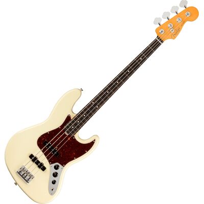 Fender American Professional II Jazz Bass RW Olympic White elektromos basszusgitár