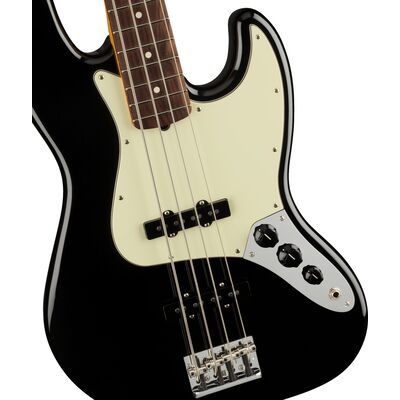 Fender American Professional II Jazz Bass RW Black elektromos basszusgitár