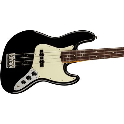 Fender American Professional II Jazz Bass RW Black elektromos basszusgitár