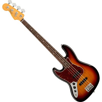 Fender American Professional II Jazz Bass RW 3-Color Sunburst balkezes elektromos basszusgitár
