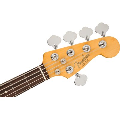 Fender American Professional II Jazz Bass V RW Olympic White elektromos basszusgitár