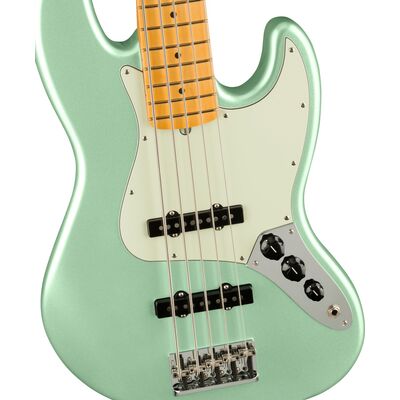 Fender American Professional II Jazz Bass V MN Mystic Surf Green elektromos basszusgitár