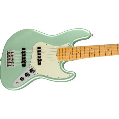 Fender American Professional II Jazz Bass V MN Mystic Surf Green elektromos basszusgitár