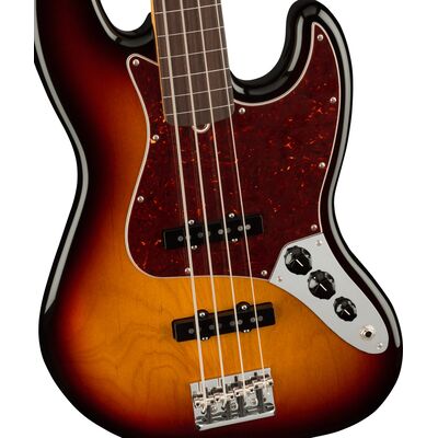 Fender American Professional II Jazz Bass RW 3-Color Sunburst fretless elektromos basszusgitár