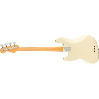 Fender American Professional II Jazz Bass RW Olympic White fretless elektromos basszusgitár