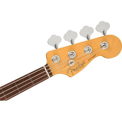 Fender American Professional II Jazz Bass RW Olympic White fretless elektromos basszusgitár
