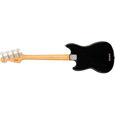 Fender JMJ Road Worn Mustang Bass Black elektromos basszusgitár