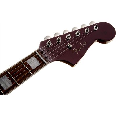 Fender Troy Van Leeuwen Jazzmaster Bound RW Oxblood elektromos gitár