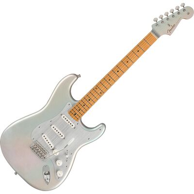 Fender H.E.R. Stratocaster MN Chrome Glow elektromos gitár