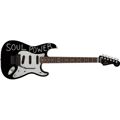 Fender Tom Morello Stratocaster RW Black elektromos gitár