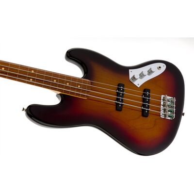 Fender  Jaco Pastorius Jazz Bass Fretless PF 3-Color Sunburst elektromos basszusgitár