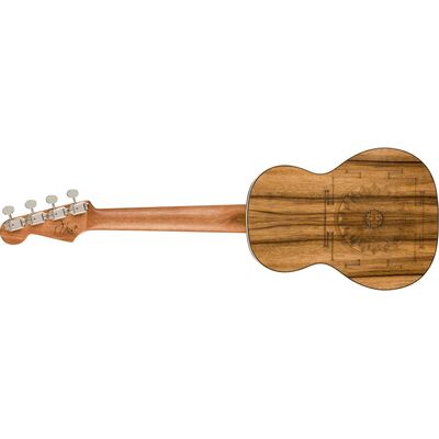 Fender Dhani Harrison Turquoise elektro-akusztikus tenor ukulele