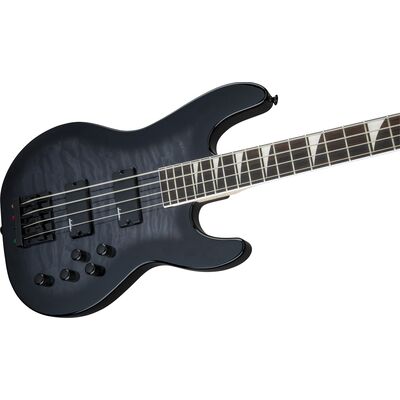 Jackson JS Series Concert Bass JS3Q Transparent Black Burst elektromos basszusgitár