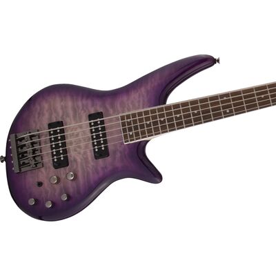 Jackson JS Series Spectra Bass JS3QV LRL Purple Phaze elektromos basszusgitár