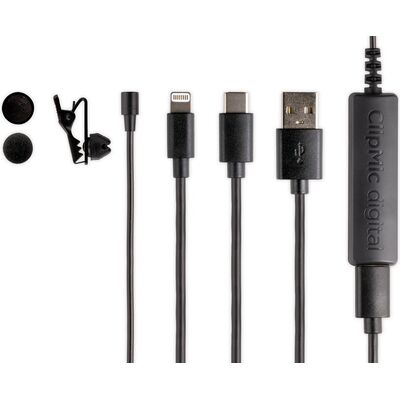 Apogee ClipMic digital 2 USB/iOS csíptetős mikrofon