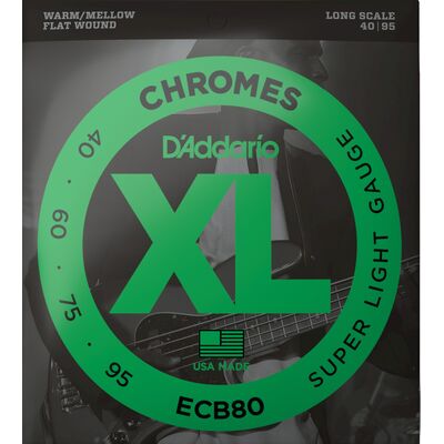 D'Addario ECB80 Chromes 40-95 basszus gitárhúr