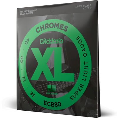 D'Addario ECB80 Chromes 40-95 basszus gitárhúr