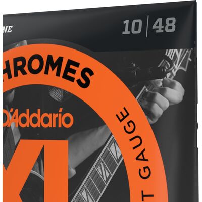D'Addario ECG23 Chromes Flat Wound 10-48 elektromos gitárhúr