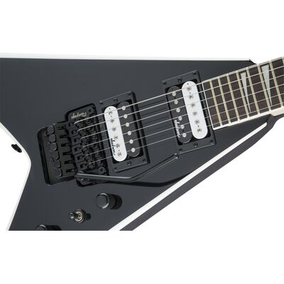 Jackson JS Series King V JS32 Black with White Bevels elektromos gitár