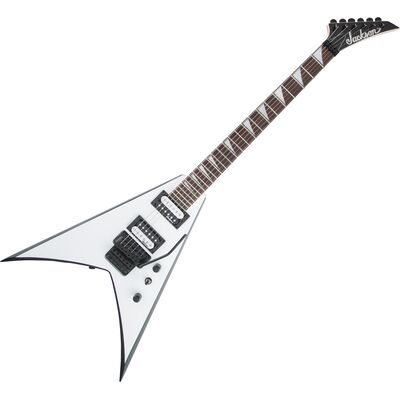 Jackson JS Series King V JS32 White with Black Bevels elektromos gitár