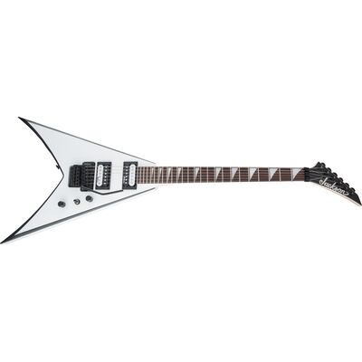 Jackson JS Series King V JS32 White with Black Bevels elektromos gitár