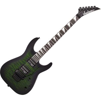 Jackson JS Series Dinky Arch Top JS32Q DKA Transparent Green Burst elektromos gitár