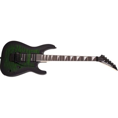 Jackson JS Series Dinky Arch Top JS32Q DKA Transparent Green Burst elektromos gitár