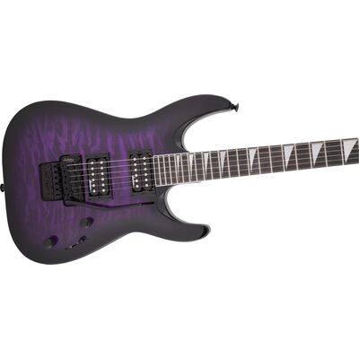 Jackson JS Series Dinky Arch Top JS32Q DKA Transparent Purple Burst elektromos gitár