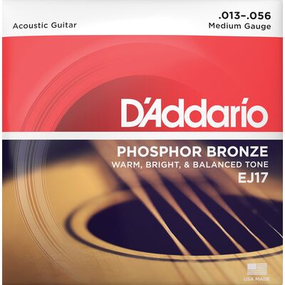D'Addario EJ17 Phosphor Bronze 13-56 akusztikus gitárhúr