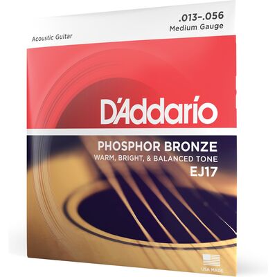D'Addario EJ17 Phosphor Bronze 13-56 akusztikus gitárhúr