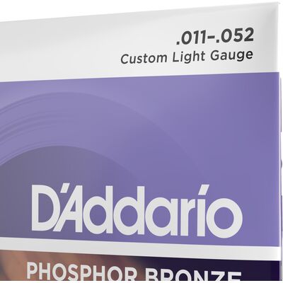 D'Addario EJ26 Phosphor Bronze 11-52 akusztikus gitárhúr