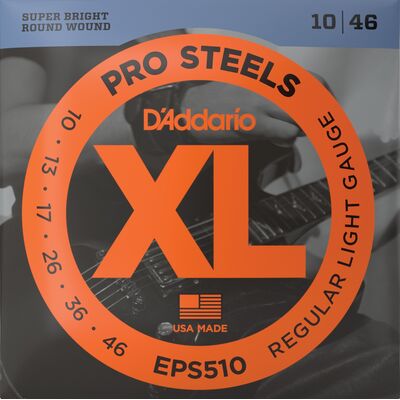 D'Addario EPS510 ProSteels 10-46 elektromos gitárhúr