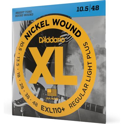 D'Addario EXL110+ Nickel Wound 10,5-46 elektromos gitárhúr