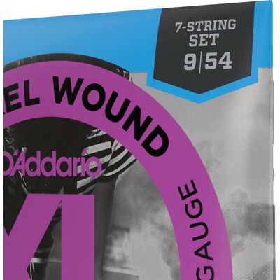 D'Addario EXL120-7 Nickel Wound 9-54 elektromos gitárhúr