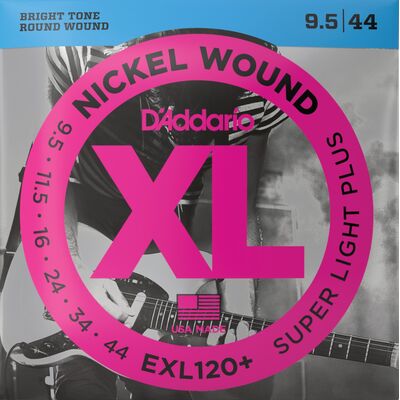 D'Addario EXL120+ Nickel Wound 9,5-44 elektromos gitárhúr