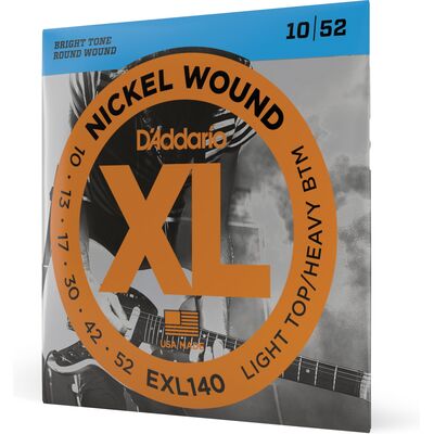 D'Addario EXL140 Nickel Wound 10-52 elektromos gitárhúr