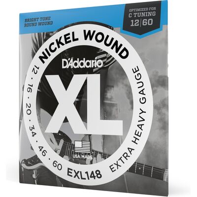 D'Addario EXL148 Nickel Wound 12-60 elektromos gitárhúr