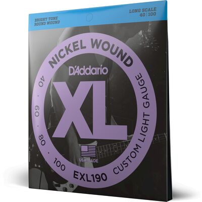D'Addario EXL190 Nickel Wound 40-100 basszus gitárhúr