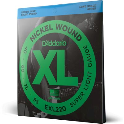 D'Addario EXL220 Nickel Wound 40-95 basszus gitárhúr