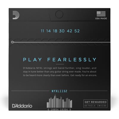 D'Addario NYXL1152 Nickel Wound 11-52 elektromos gitárhúr