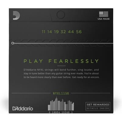 D'Addario NYXL1156 Nickel Wound 11-56 elektromos gitárhúr