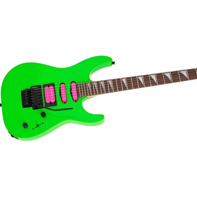 Jackson X Series Dinky DK3XR HSS Neon Green elektromos gitár