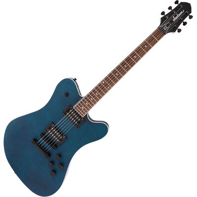Jackson X Series Signature Mark Morton Dominion DX2FM Satin Transparent Blue elektromos gitár