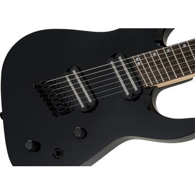 Jackson X Series Dinky Arch Top DKAF7 MS Multi-Scale Gloss Black 7-húros elektromos gitár
