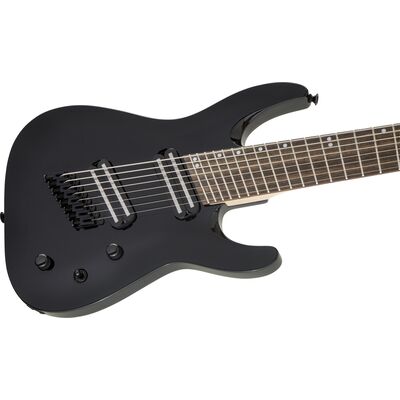 Jackson X Series Dinky Arch Top DKAF8 MS Multi-Scale Gloss Black 8-húros elektromos gitár