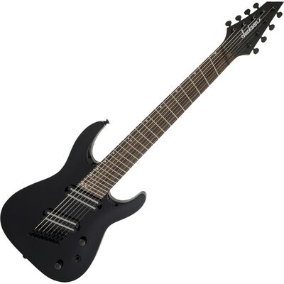 Jackson X Series Dinky Arch Top DKAF8 MS Multi-Scale Gloss Black 8-húros elektromos gitár