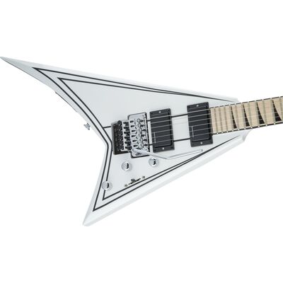 Jackson X Series Rhoads RRX24M MN Snow White with Black Pinstripes elektromos gitár