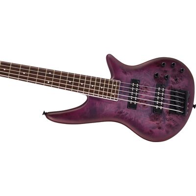 Jackson X Series Spectra Bass SBXP V Transparent Purple Burst elektromos basszusgitár